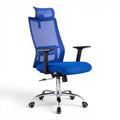 Best Blue Comfortable Computer Chair With Mesh Back