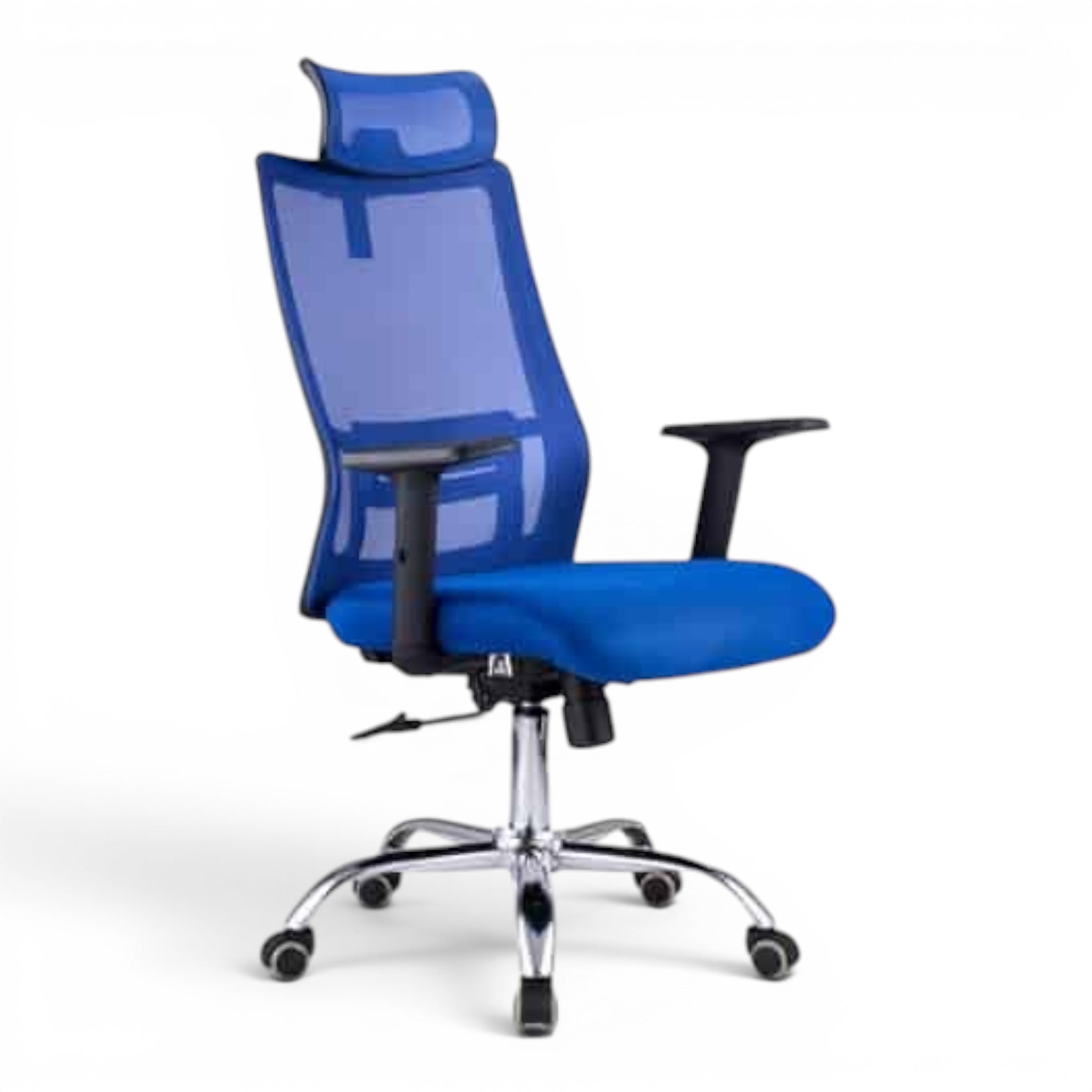 Best Blue Comfortable Computer Chair With Mesh Back