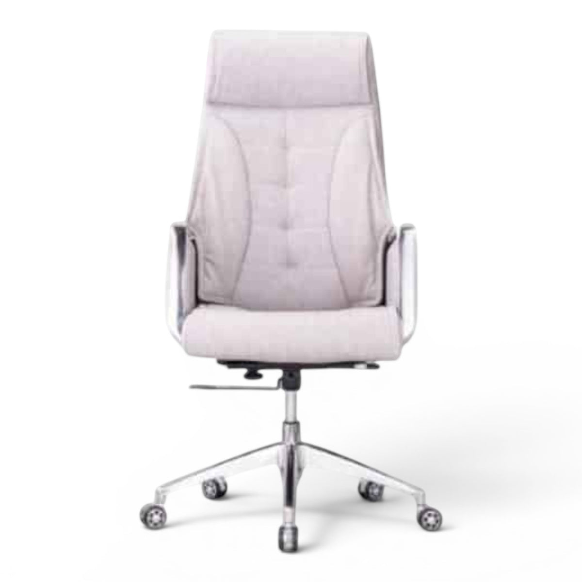 Best Modern Luxury Gray Leather Chair - Elhelow Style office furniture, image 1