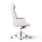 Best Modern Luxury Gray Leather Chair - Elhelow Style office furniture, image 3