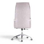 Best Modern Luxury Gray Leather Chair - Elhelow Style office furniture, image 4