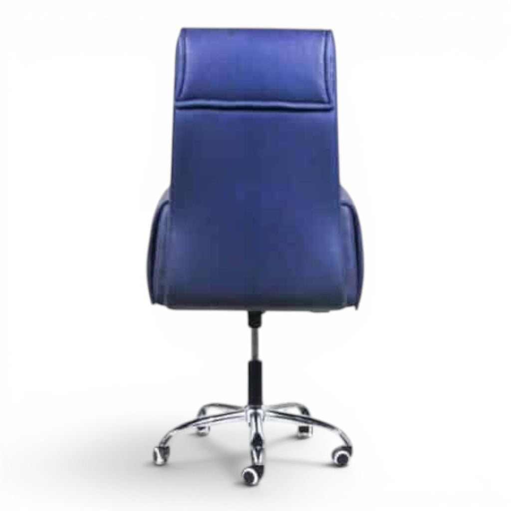 Best Modern blue leather chair - Elhelow Style office furniture, image 1