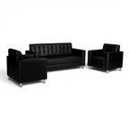 أريكة كروز الجلدية المكتبية - Cruz Office Leather Sofa - Elhelow Style office furniture, image 2
