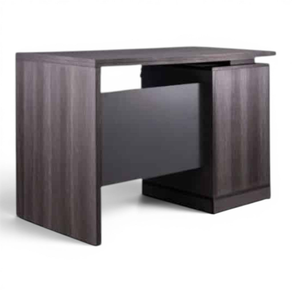 Best Modern Gray Desk With 3 Drawers - Elhelow Style office furniture, image 1