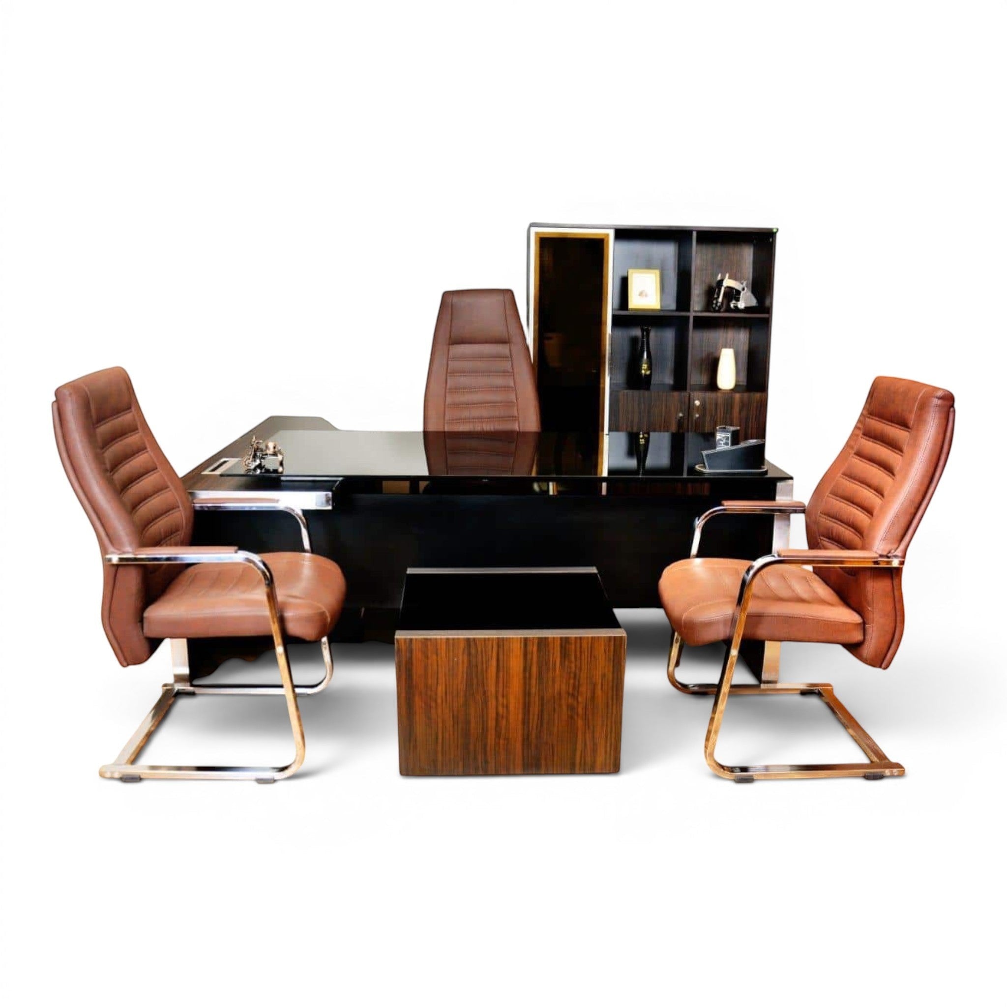 Glass Manager Desk - Elhelow Style office furniture, image 2