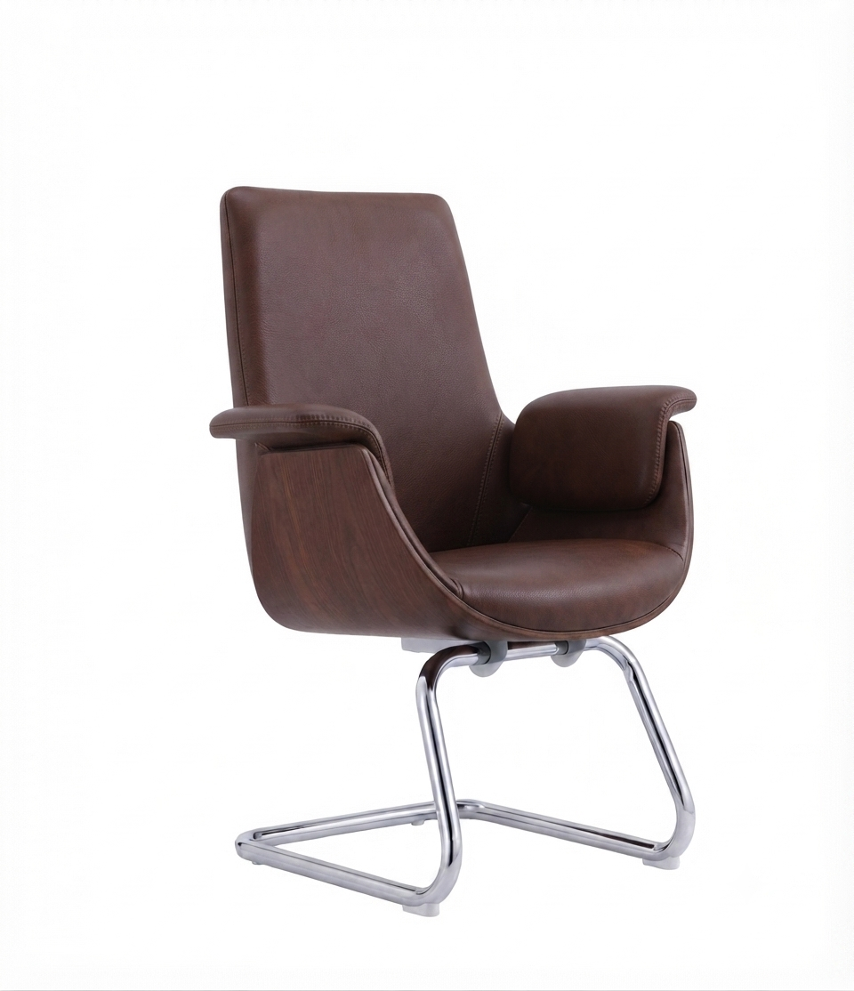 Neugy Comfort Waiting Back Leather Chair | Premium High-Back Office Seating - Elhelow Style office furniture, image 3
