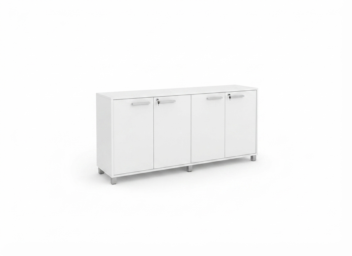 Goner Executive Cabinet | Wooden Storage with Doors & Shelves - Elhelow Style office furniture, image 1