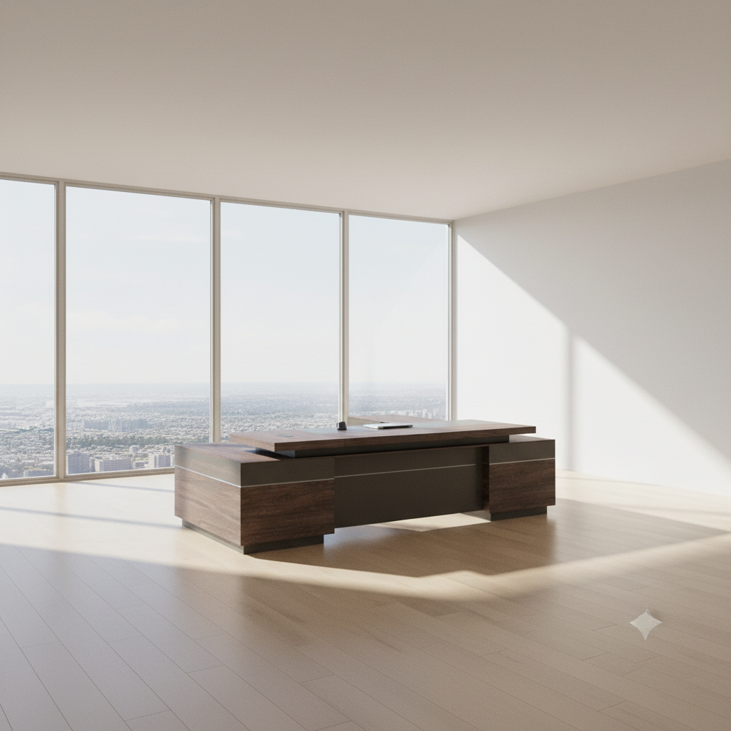Lagona Manager Desk | Premium Administrative Office Desk - Elhelow Style office furniture, image 1