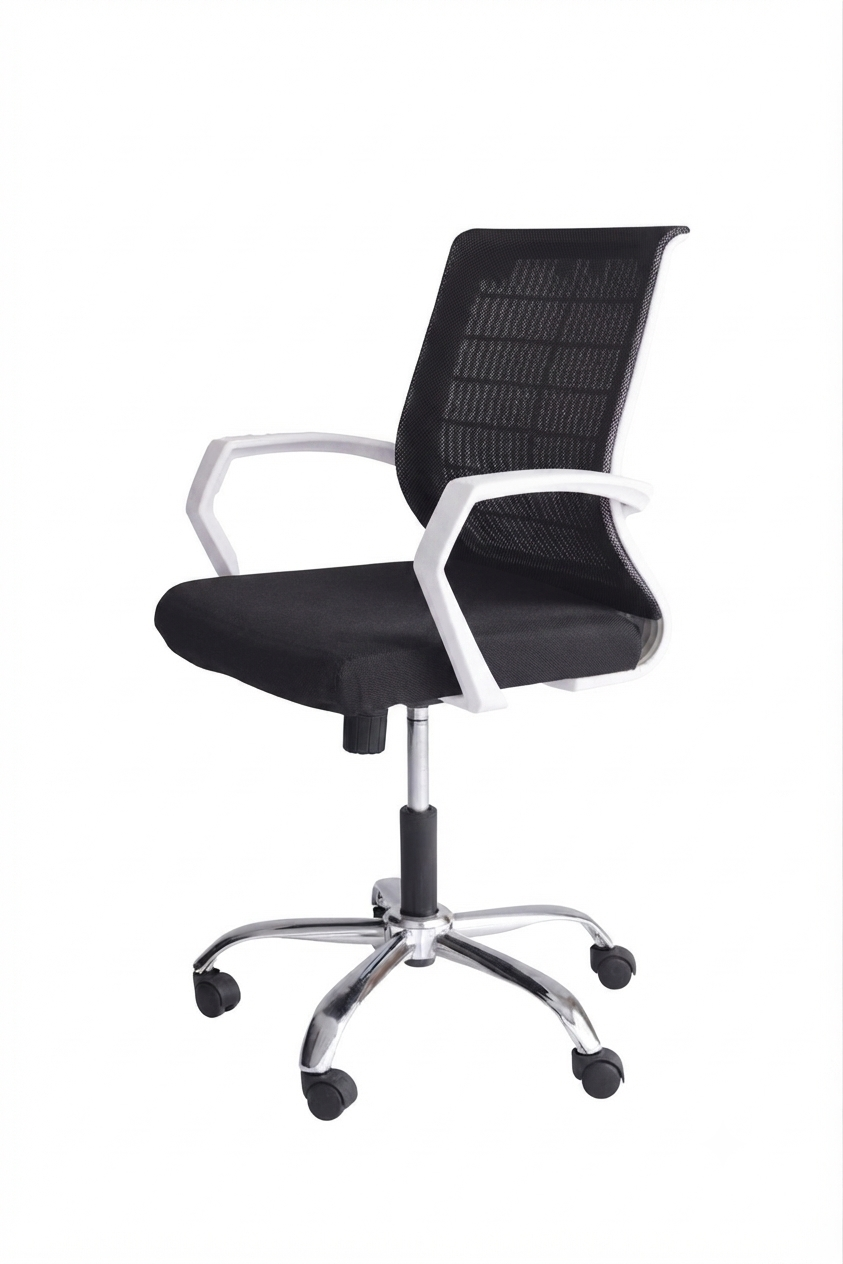 Nova Mesh Office Chair White Frame | Elhelow Style Egypt - Elhelow Style office furniture, image 1