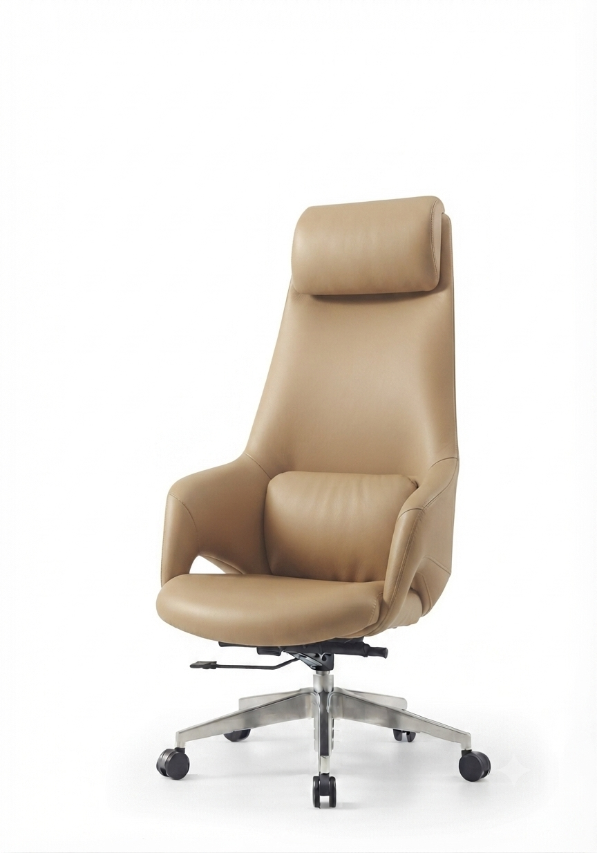 Regzy Executive Leather Chair | Premium High-Back Office Seating - Elhelow Style office furniture, image 5