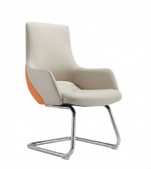 Aura Comfort Waiting Back Leather Chair | Premium High-Back Office Seating - Elhelow Style office furniture, image 1