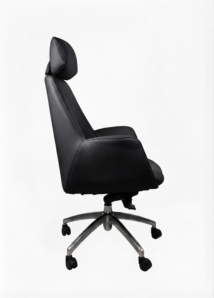 Jake Executive Leather Chair | Premium High-Back Office Seating - Elhelow Style office furniture, image 2