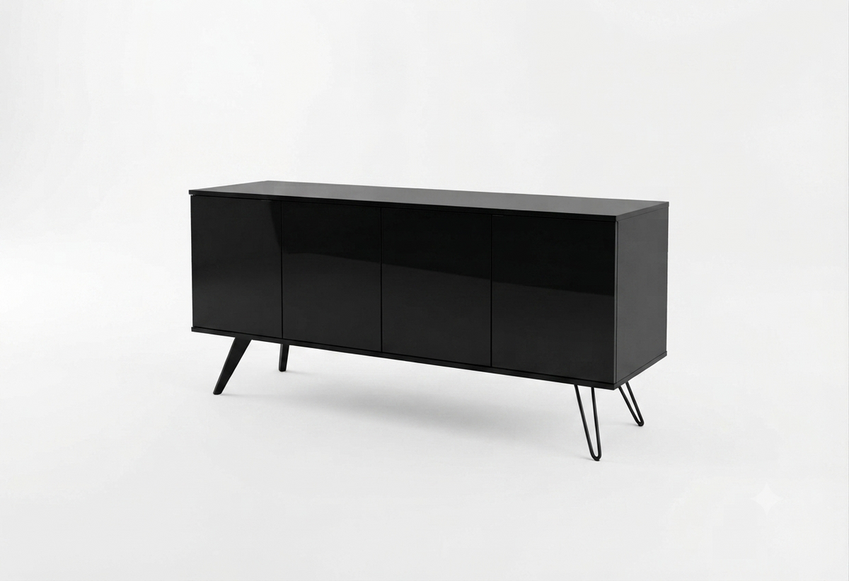 Spider Executive Cabinet | Wooden Storage with Doors & Shelves - Elhelow Style office furniture, image 1