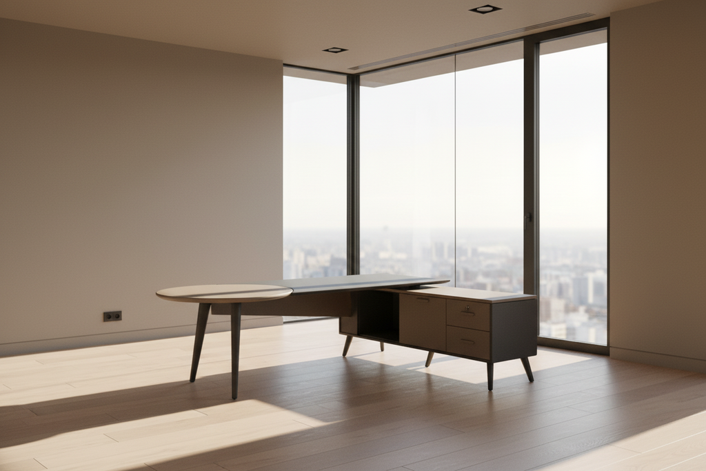 Magic Manager Desk | Premium Administrative Office Desk - Elhelow Style office furniture, image 1