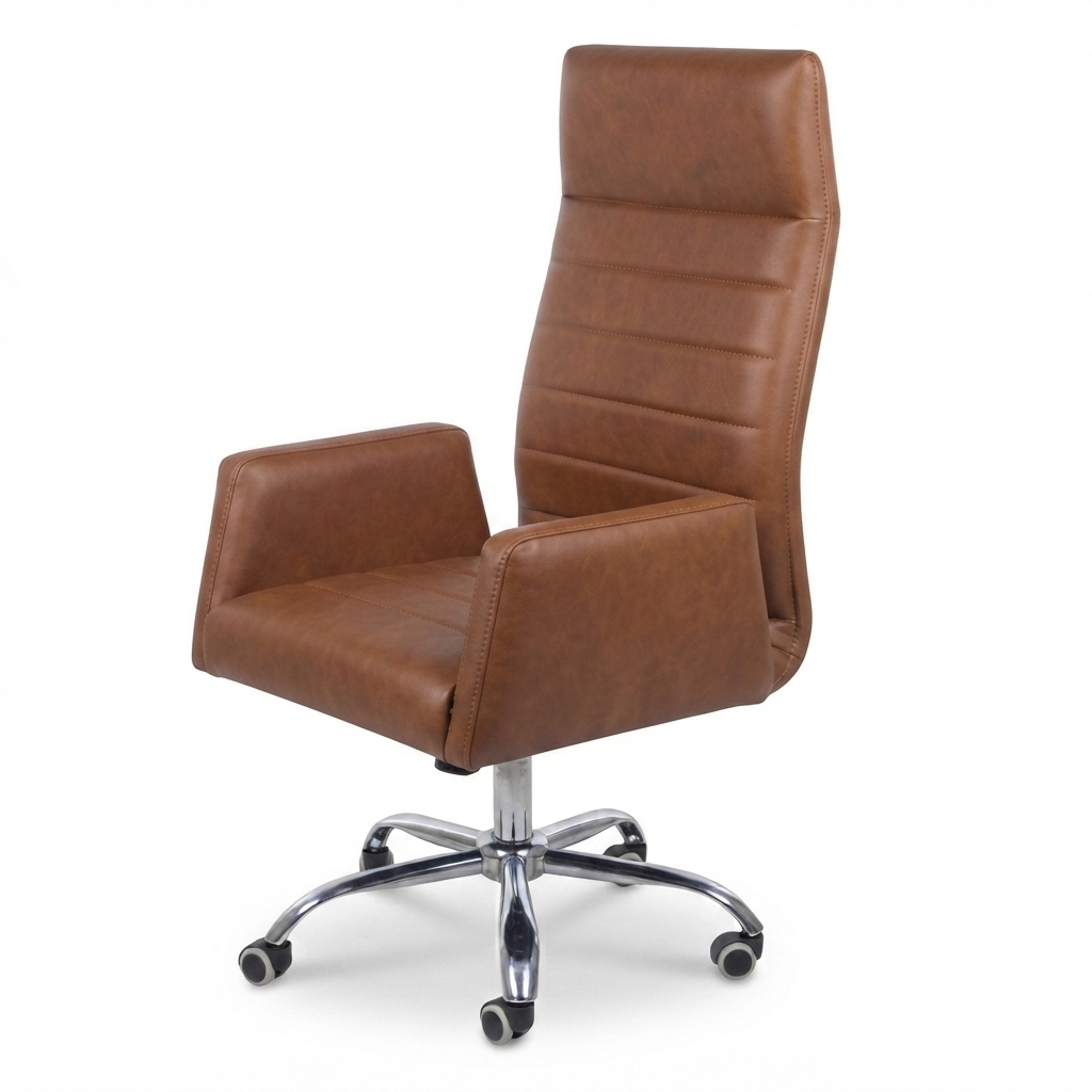 Best Modern Blue Leather Chair | Luxury Executive Seating - Elhelow Style office furniture, image 3