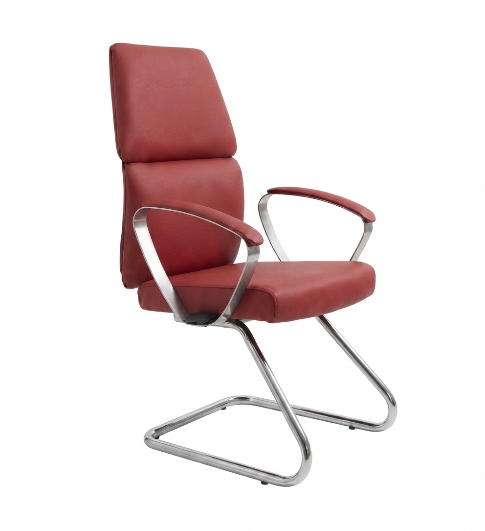 Evo Comfort Waiting Back Leather Chair | Premium High-Back Office Seating - Elhelow Style office furniture, image 1