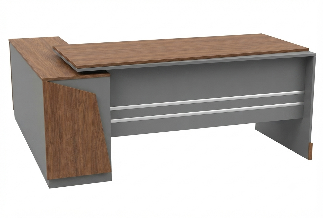 Modern Tessra Elegance with the Executive Office Desk - Elhelow Style office furniture, image 4
