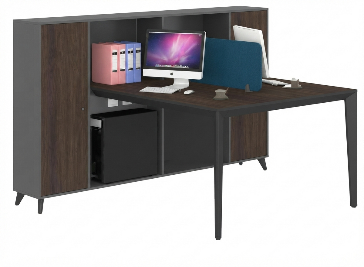 The Perfect Wooden and metal Work Station - Elhelow Style office furniture, image 3