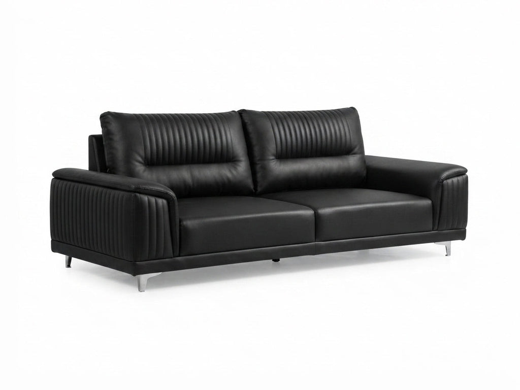 أريكة نوبر السوداء الفاخرة - Nober Sofa - Elhelow Style office furniture, image 1