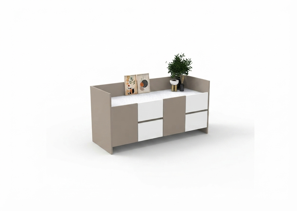Apex Executive Cabinet | Wooden Storage with Doors & Shelves - Elhelow Style office furniture, image 1