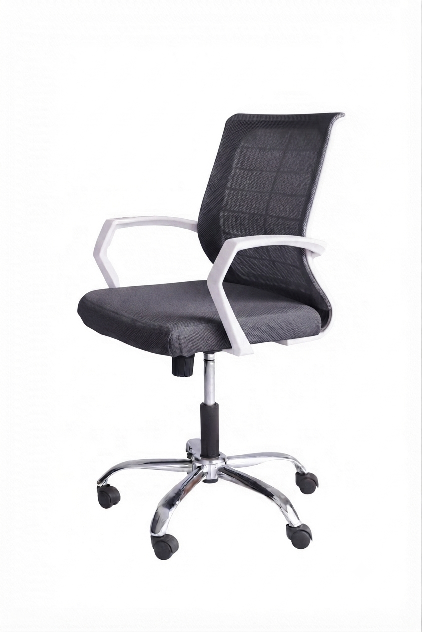 Nova Mesh Office Chair White Frame | Elhelow Style Egypt - Elhelow Style office furniture, image 2