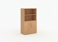 Dozy Executive Cabinet | Wooden Storage with Doors & Shelves - Elhelow Style office furniture, image 1