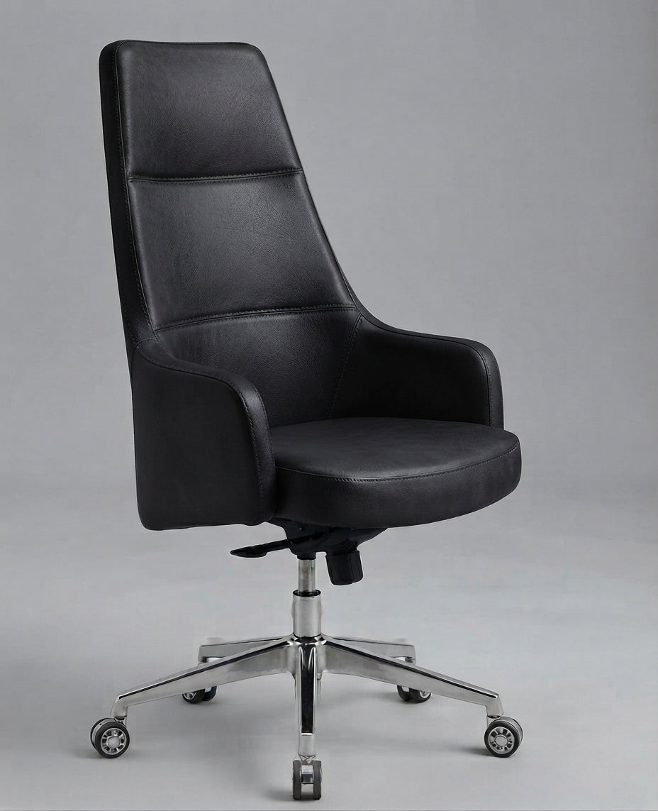 Wixer Executive Leather Chair | Premium High-Back Office Seating - Elhelow Style office furniture, image 4
