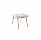 Gray Footstool | Premium Modern Office Ottoman & Footrest - Elhelow Style office furniture, image 1