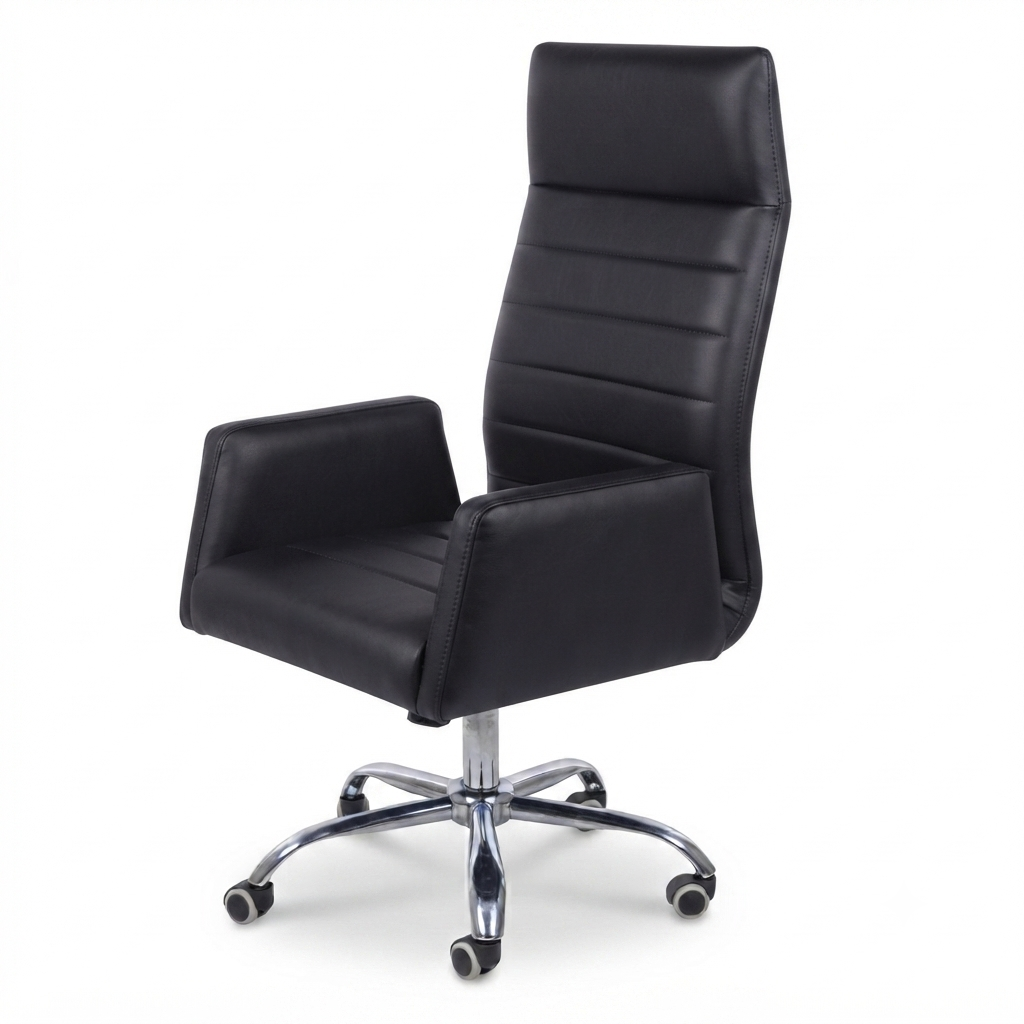 Best Modern Blue Leather Chair | Luxury Executive Seating - Elhelow Style office furniture, image 4