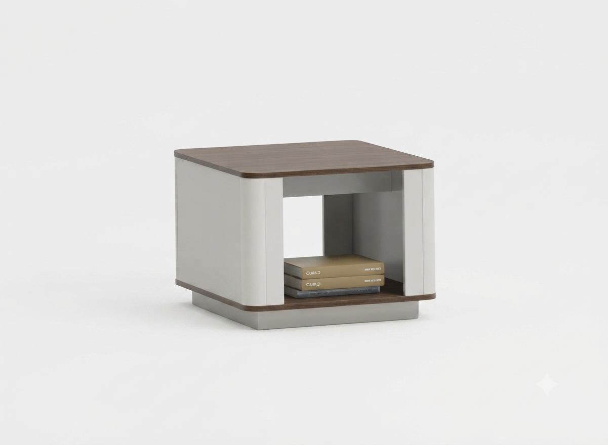 Platin Waiting Table | Small 60x60cm Office Side Table - Elhelow Style office furniture, image 2