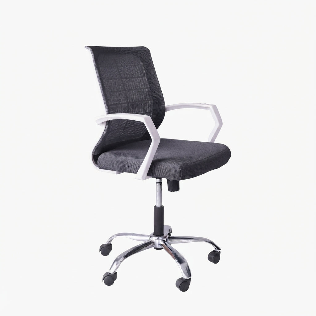 Nova Mesh Office Chair White frame