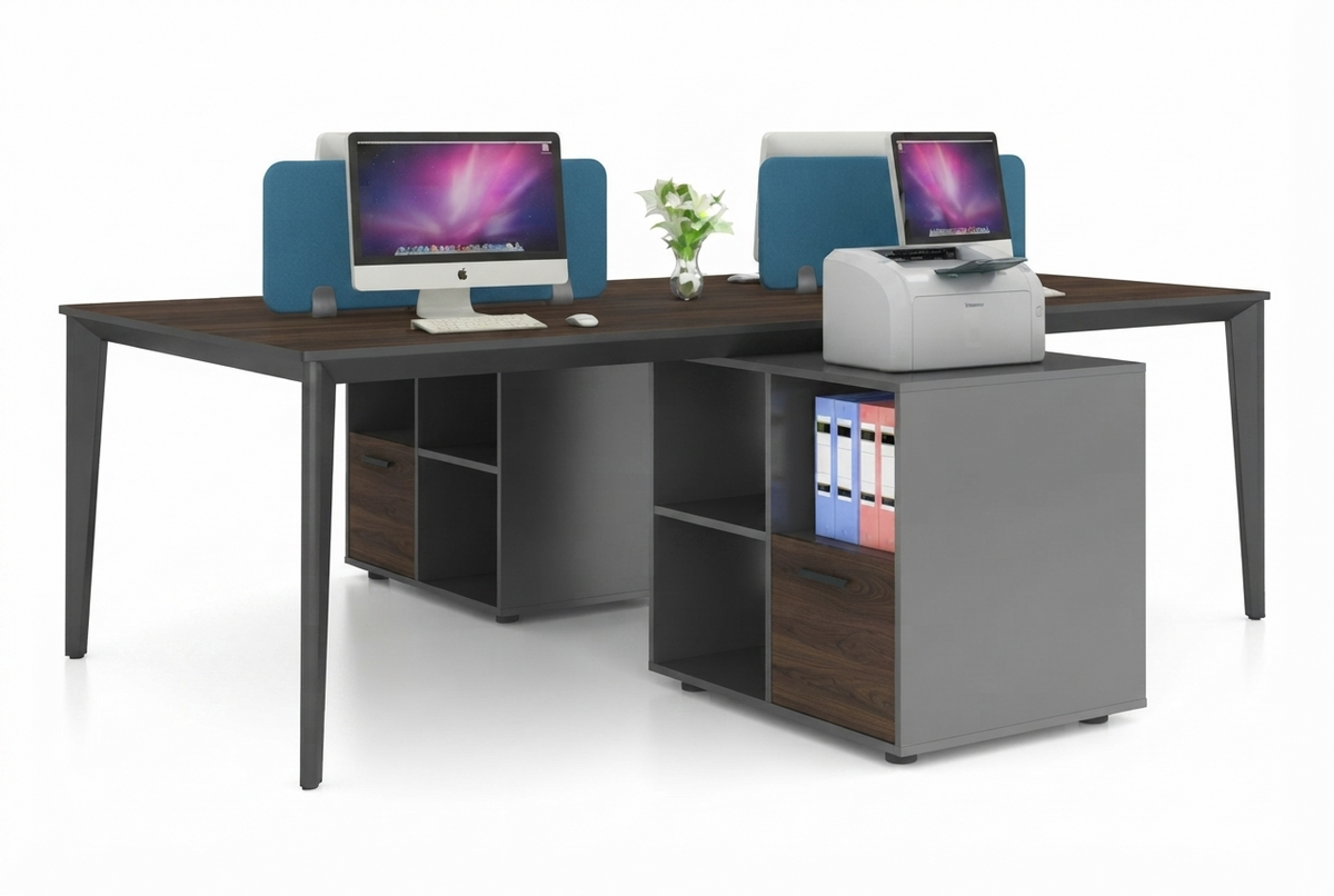 The Perfect Wooden and metal Work Station - Elhelow Style office furniture, image 2