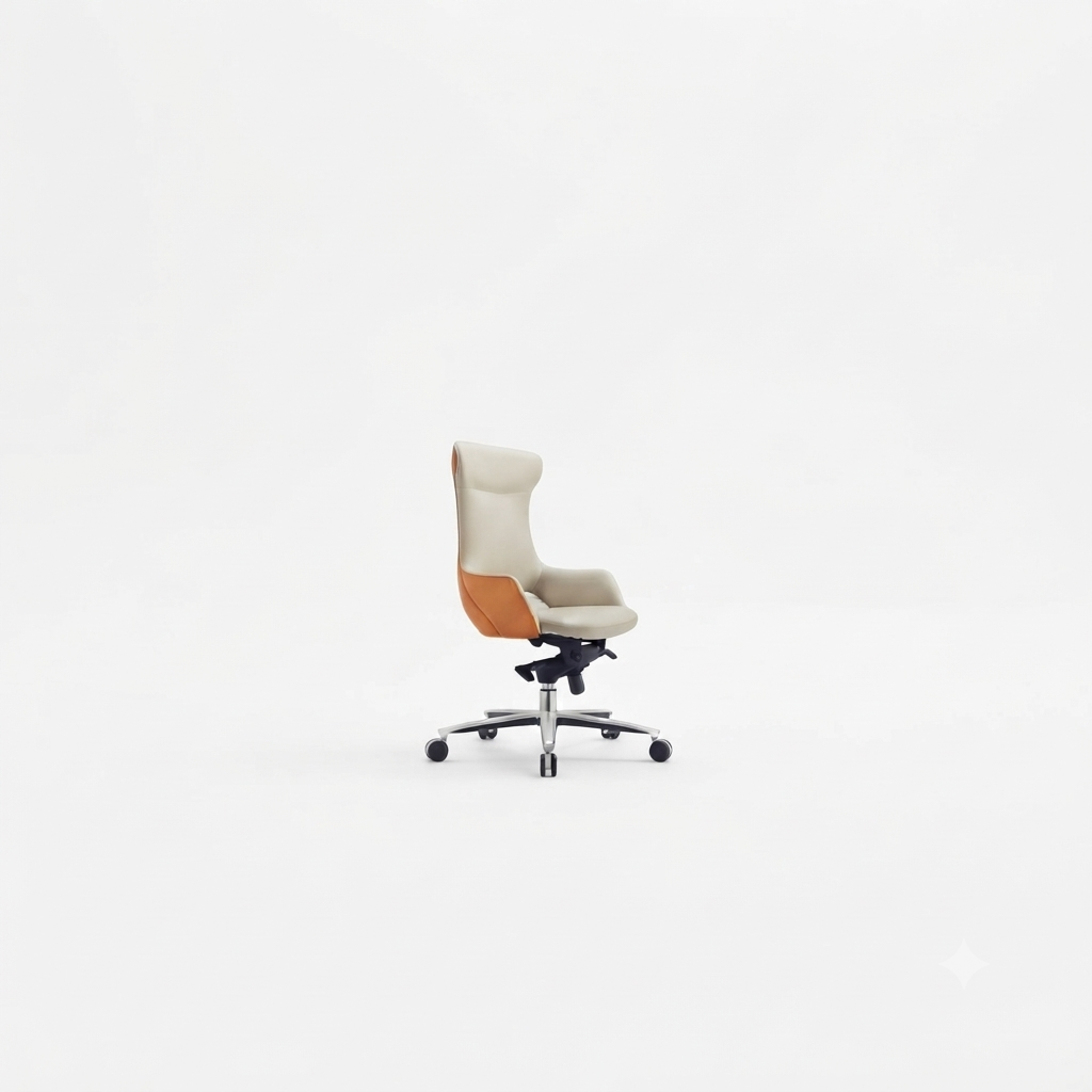 Aura Executive Leather Chair | Premium High-Back Office Seating - Elhelow Style office furniture, image 1