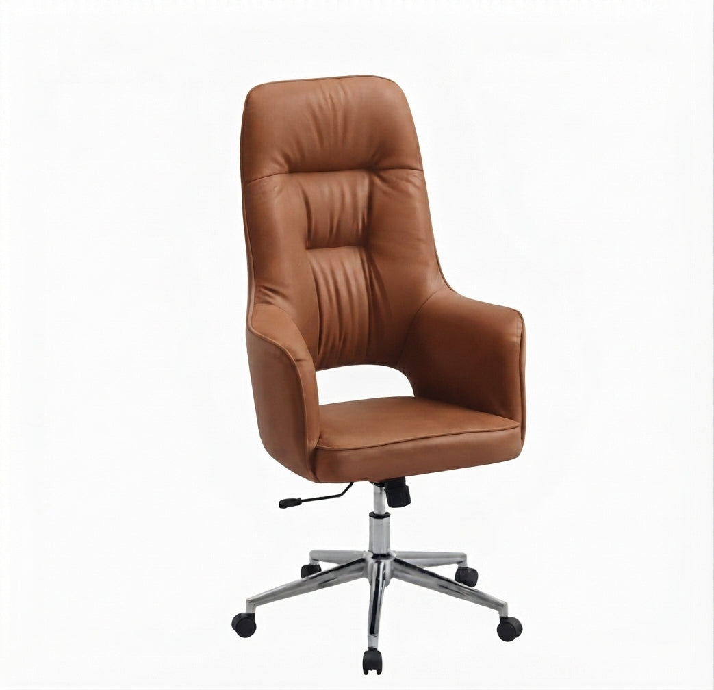Monarch Executive Leather Chair | Premium High-Back Office Seating - Elhelow Style office furniture, image 2