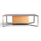 Meeting table with wooden storage compartment - Elhelow Style office furniture, image 2