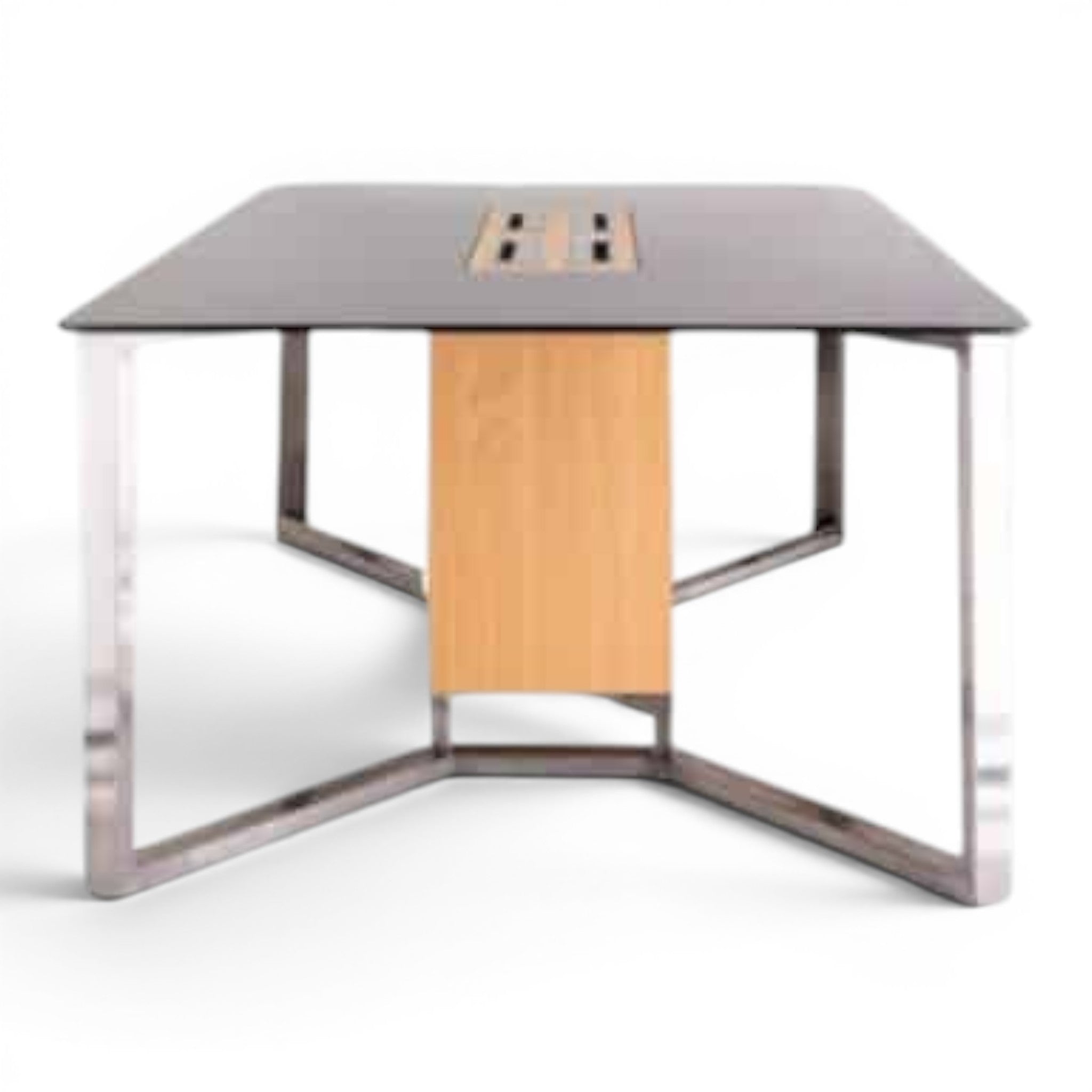 Meeting table with wooden storage compartment - Elhelow Style office furniture, image 3