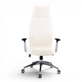 Best White Leather Luxury Chair - Elhelow Style office furniture, image 1
