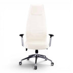 Best White Leather Luxury Chair - Elhelow Style office furniture, image 1