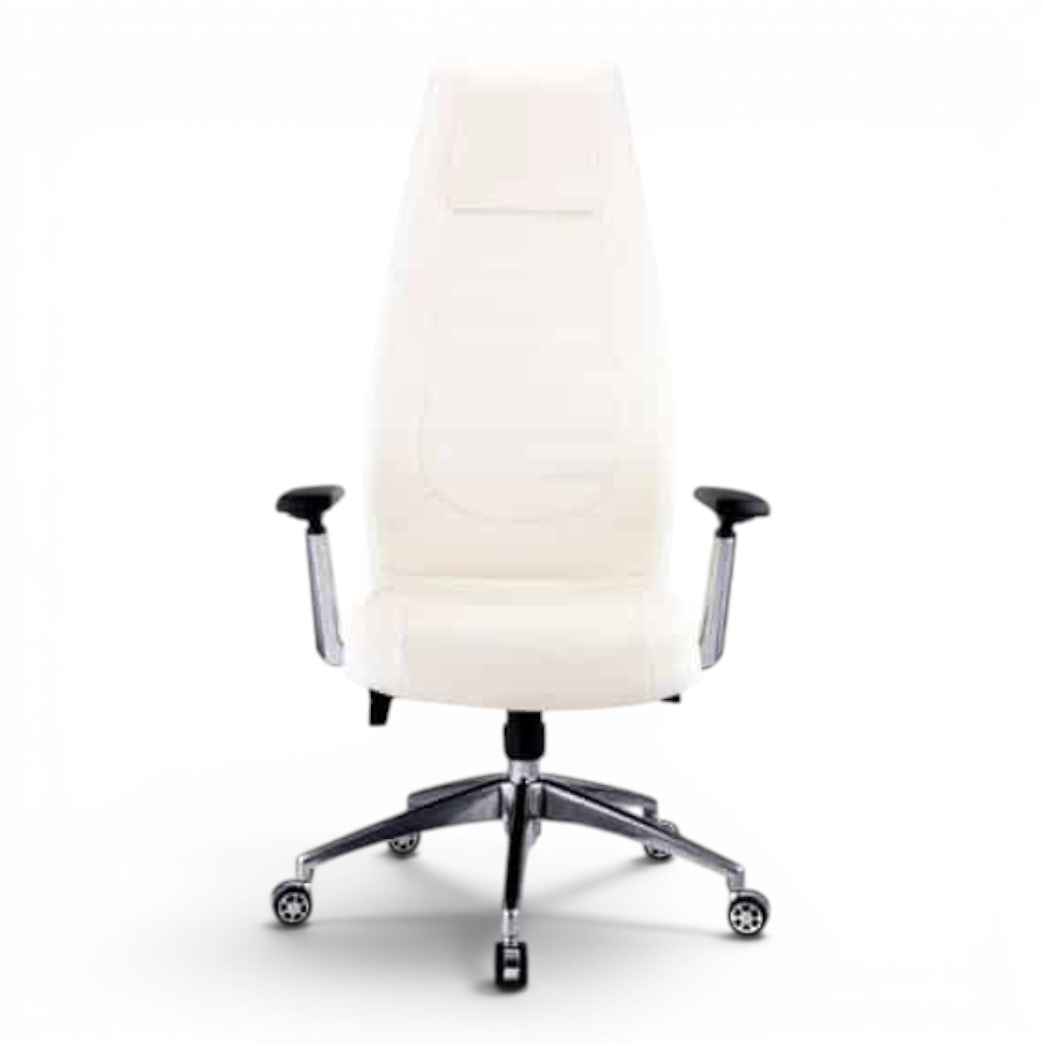 Best White Leather Luxury Chair - Elhelow Style office furniture, image 1