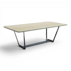 طاولة اجتماعات ماريون خشبية فاتحة - Light Wooden Meeting Table - Elhelow Style office furniture, image 1