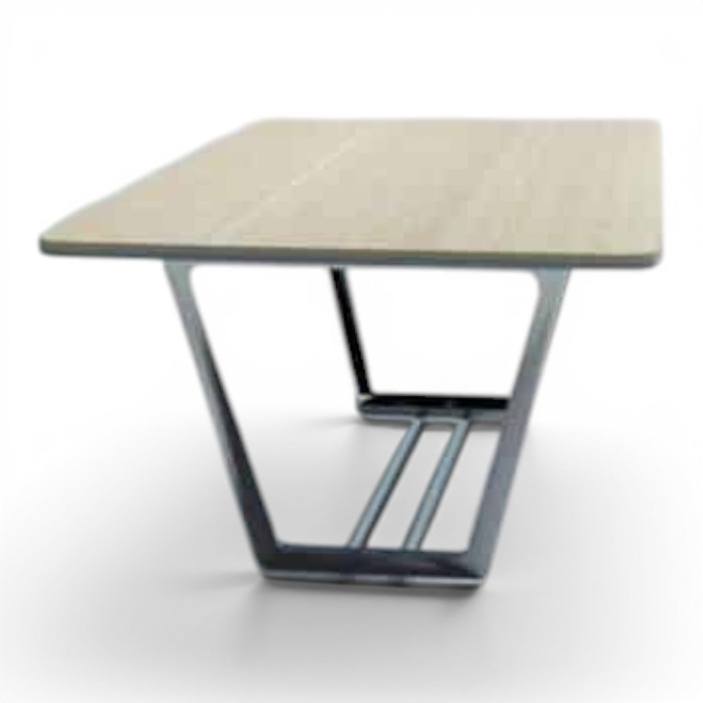 طاولة اجتماعات ماريون خشبية فاتحة - Light Wooden Meeting Table - Elhelow Style office furniture, image 2