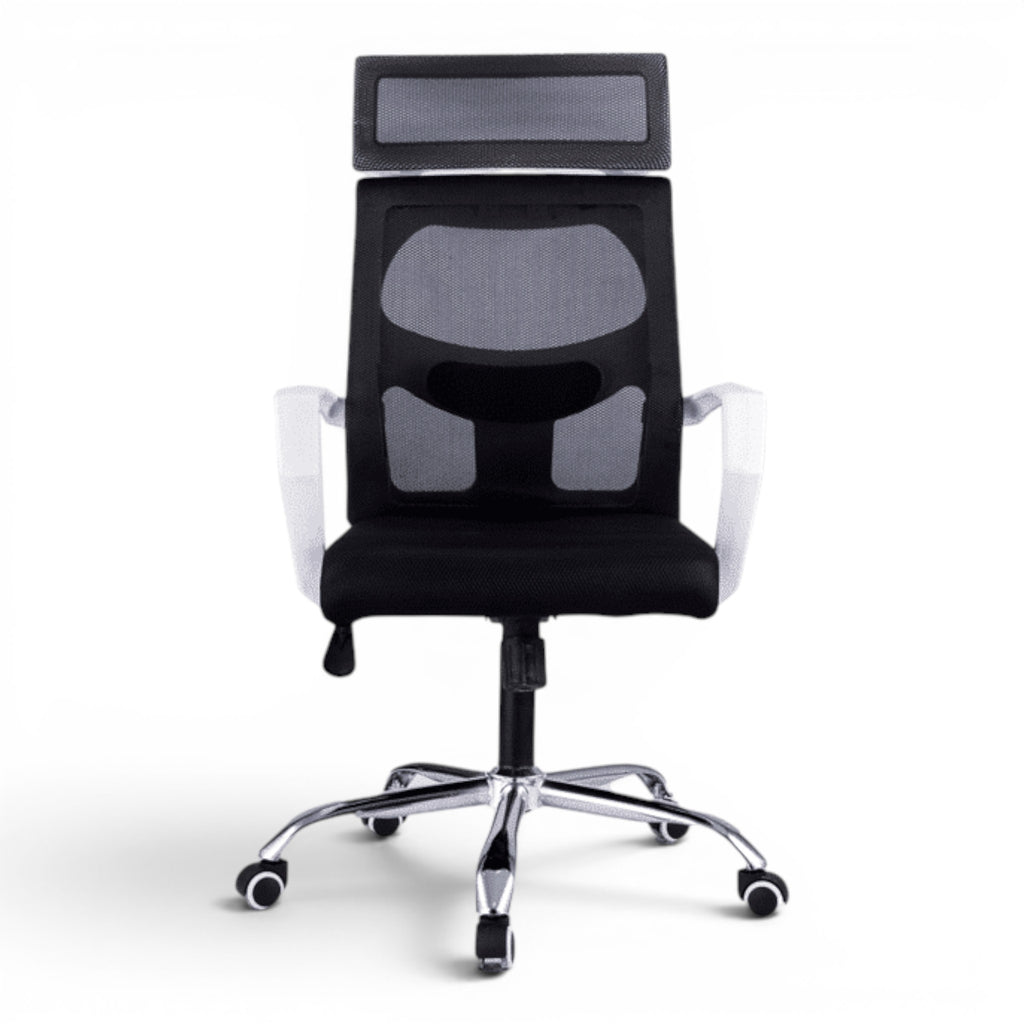 أفضل كرسي موظفين بظهر شبك ومسند رأس - Best Employee Chair with Mesh Back and Headrest - Elhelow Style office furniture, image 2