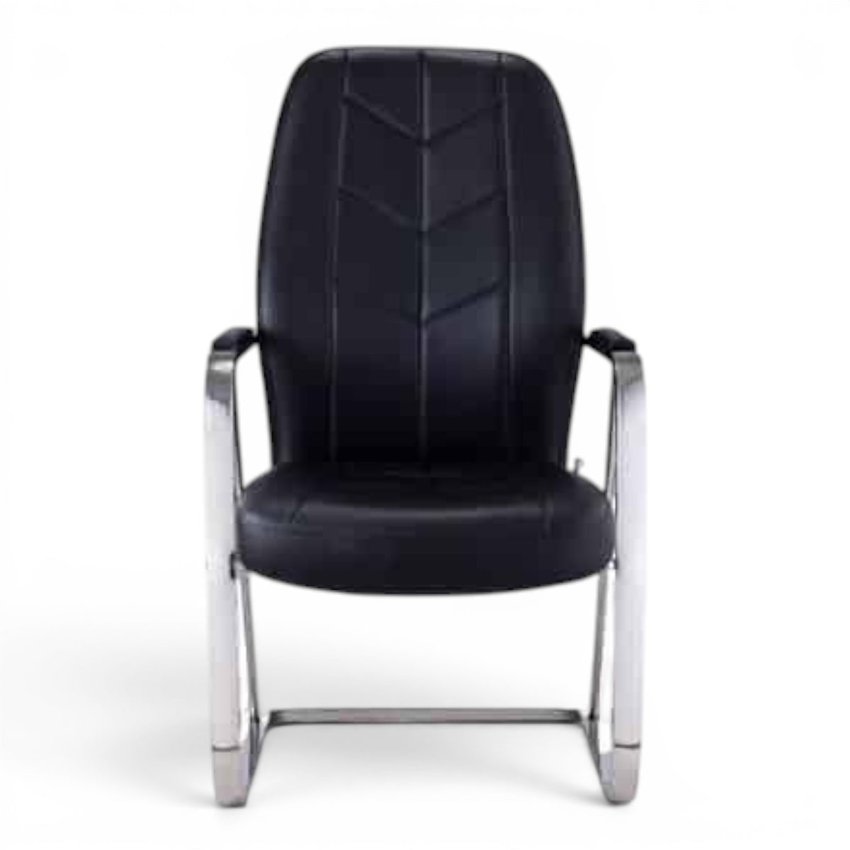 Discover the Elegant of Waiting Black Leather Chair - Elhelow Style office furniture, image 1