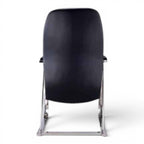 Best Fixed Black Leather Chair - Elhelow Style office furniture, image 4