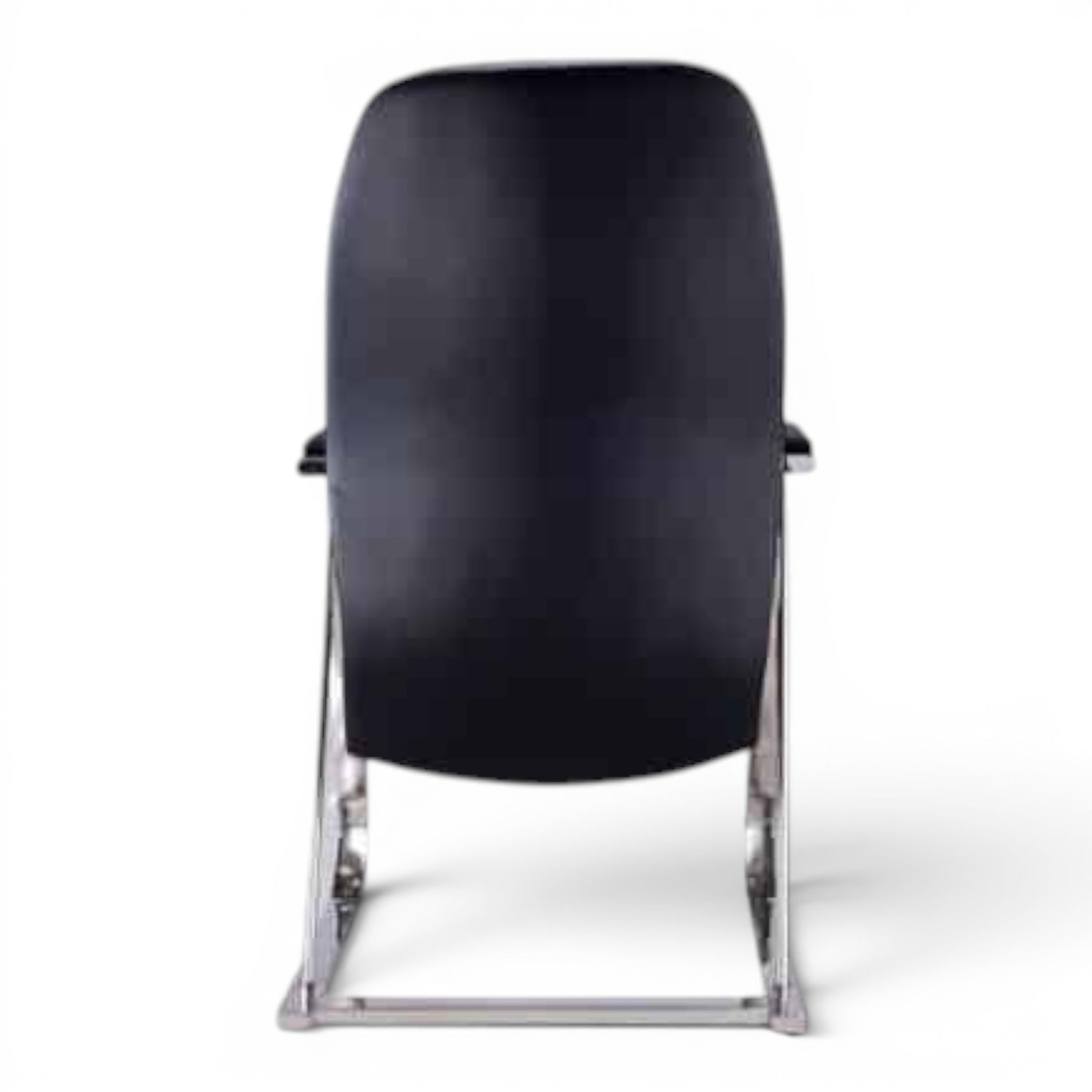Best Fixed Black Leather Chair - Elhelow Style office furniture, image 4