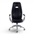 Black Leather Manager Chair - Elhelow Style office furniture, image 1