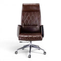 Best Brown Leather Executive Office Chair - Elhelow Style office furniture, image 1