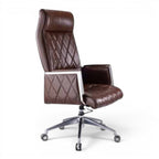 Best Brown Leather Executive Office Chair - Elhelow Style office furniture, image 2