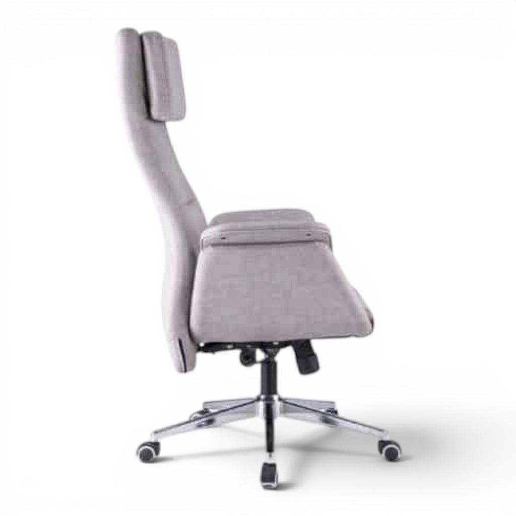 Best Recliner Gray Upper Management Chair - Elhelow Style office furniture, image 3