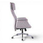 Best Recliner Gray Upper Management Chair - Elhelow Style office furniture, image 3